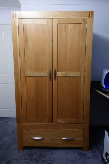 Oak Furniture Land Double Wardrobe