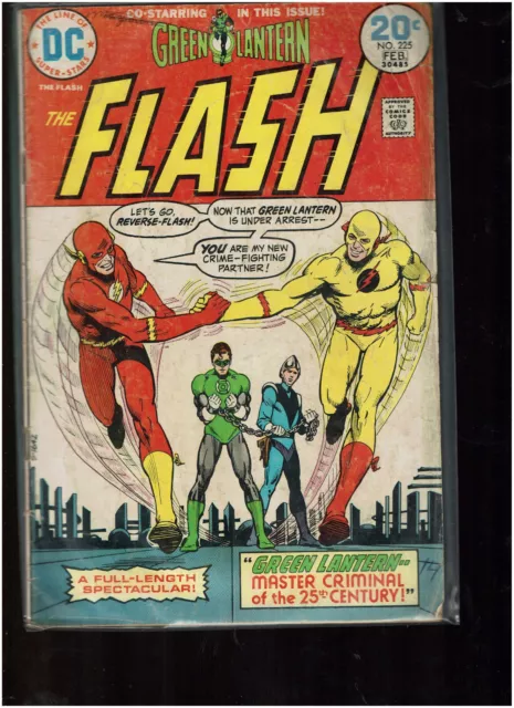 DC Comics The Flash / Green Lantern #225 1974 , Reverse Flash