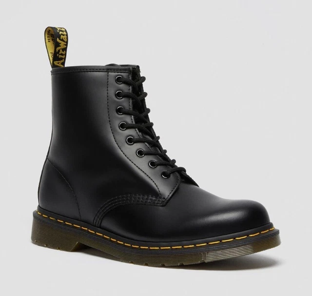 Dr. Martens 1460 Smooth Stivale per Donna, EU 38 Nero Shoe