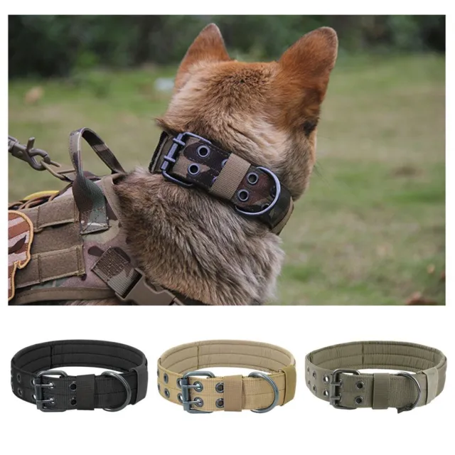 Nylon Große Hunde Haustierzubehör Hundekette Hundehalsband Taktische Halskette