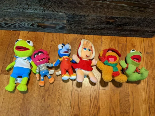 Muppet Babies Plush - Enzo, Kermit, Miss Piggy, Fozzie, and Animal