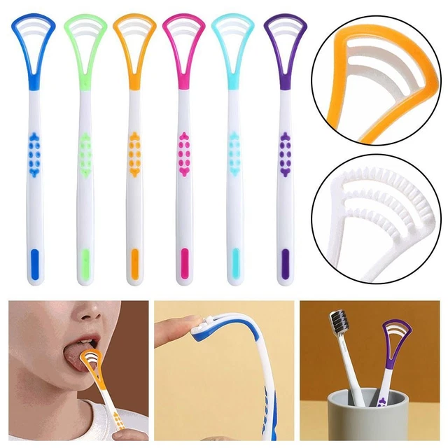 Limpiador de cuidado cepillo cura bacterias limpieza dental hilo dental raspador de lengua