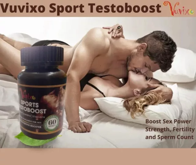 Vuvixo - El mejor refuerzo natural de testosterona (60 cápsulas) para la resistencia