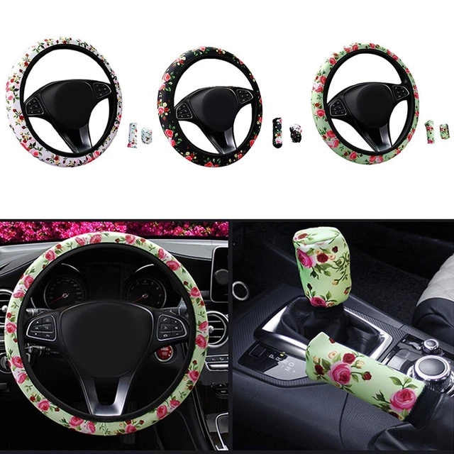 Flower steering wheel cover deals