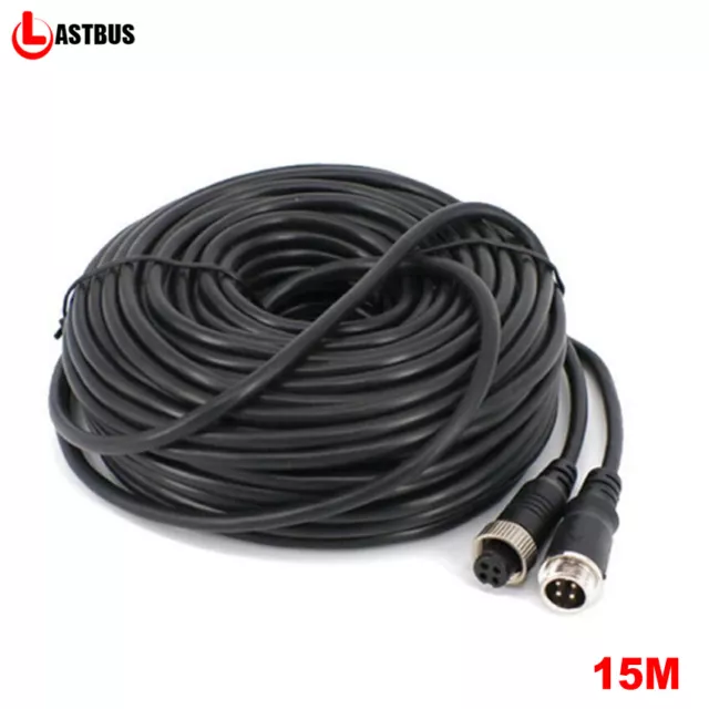 15M 4PIN Extention Cable Waterproof for 4PIN Monitor & Reversing CCD Camera