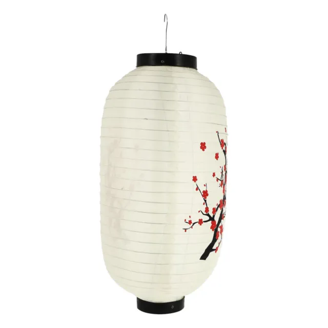 Silk Cloth Plum Lantern Japanese Red Sushi Restaurant Decoration