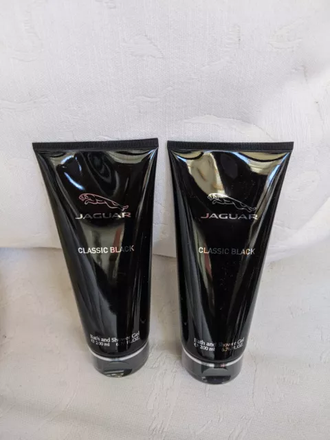 Jaguar for MEN Classic Black Duschgel Bath- Shower Gel 2 x 400 ml ORIGINAL NEU