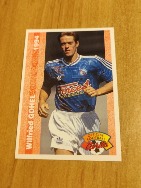 212 MARC KELLER RC STRASBOURG CARTE PANINI UNFP FOOTBALL CARDS 1993 1994