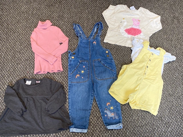 Girls Bundle Of Clothes Age 2-3 Zara, Next F&F Etc 6 Pieces