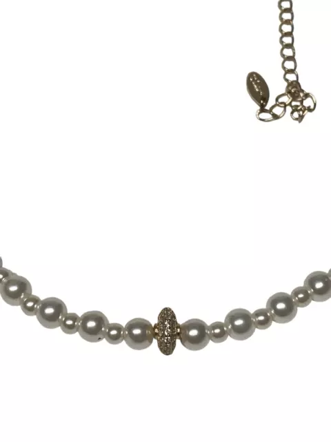 Ettika Pearl Beaded Necklace in Gold 2