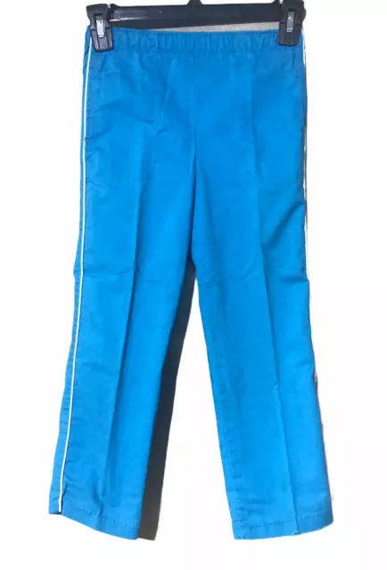 Vintage Health Tex USA Permanent Press Blue Pants Elastic Waist Sz 6