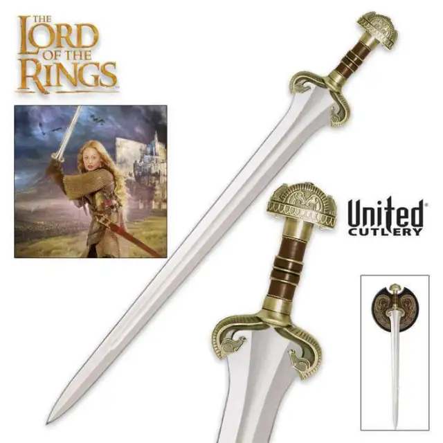 Lord of the Rings Sword of Eowyn with Display Officially Licensed Hobbit LOTR