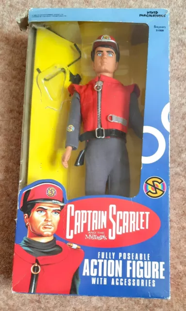 Captain Scarlet - 12in Action Figure - Gerry Anderson - Box a bit shabby