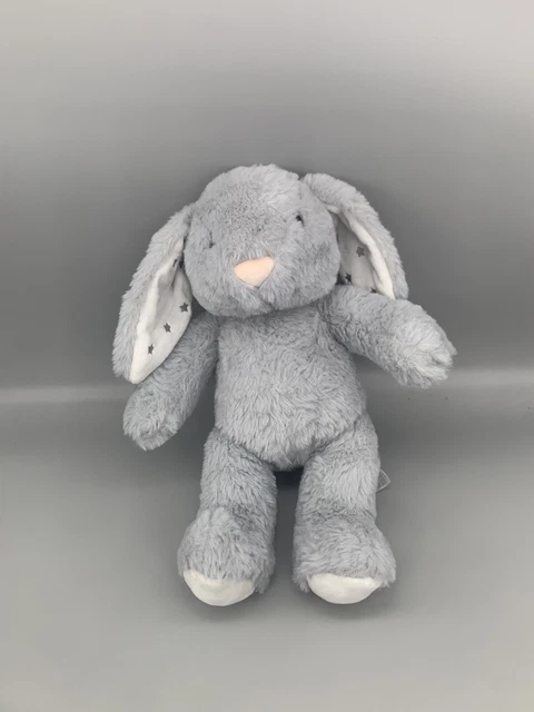 Mothercare Peluche Grigio Coniglio Coniglio Morbido Confortante Abbraccio Giocattolo Nuovo Con Etichette