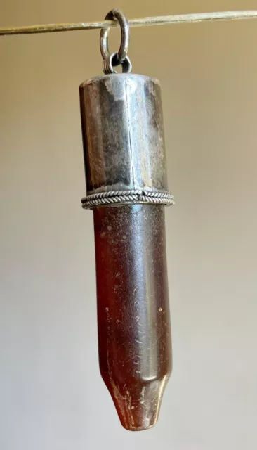 Antique Burmite Burmese Amber Pendant