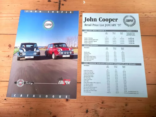 Classic Mini John Cooper Garages Brochure S Works Mpi Rare Sport 5 Genuine Rover