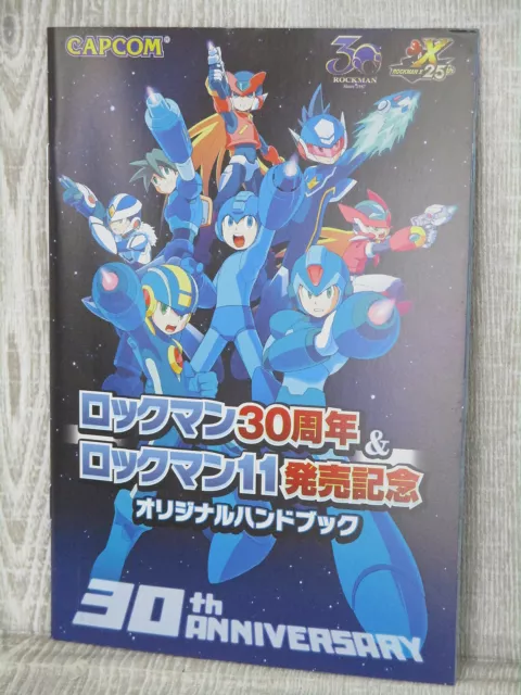 ROCKMAN 30th Anniv. XI 11 Art Fan Book Mega Man 2018 CAPCOM Ltd Booklet