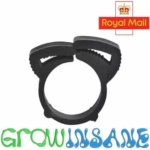 13mm - 17mm Hose Ring Ratchet Tight Clamp Water Irrigation Garden Clip Grip LDPE