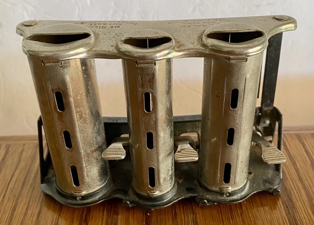 Vintage J L Galef  Mc Gil Paragon changer Three Barrel Coin Dispenser .5 .10 .25