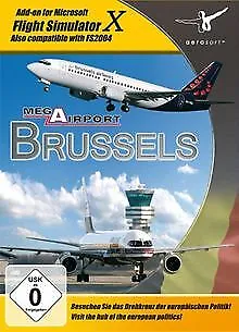 Flight Simulator X - Mega Airport Brussels by Aerosoft | Game | condition good