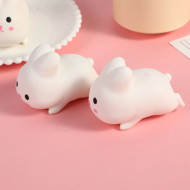 GARVALON 3 Stück Stress Bären - Dehnbare Squeeze Toys Gegen Stress (7,5cm)