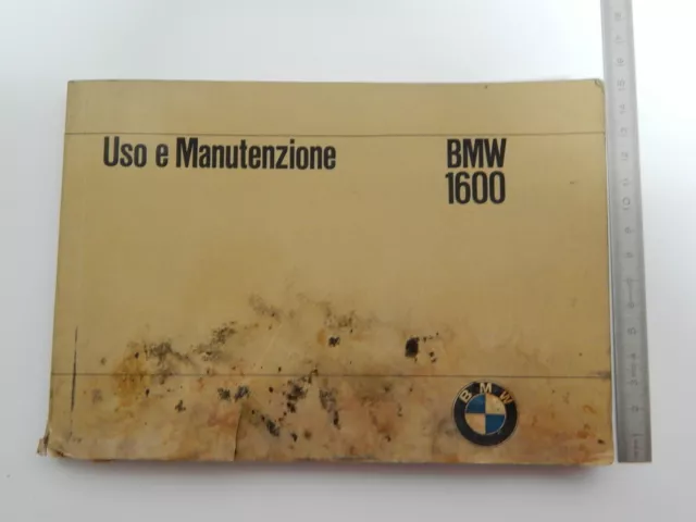 Manuale Uso Manutenzione Bmw 1600 1966 + Libretto Service