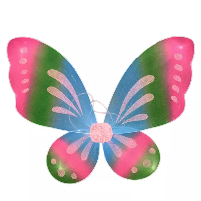 1Pc Cute Fairy Wings Butterfly Halloween Angel Wings Kids Costume Accessor-wf