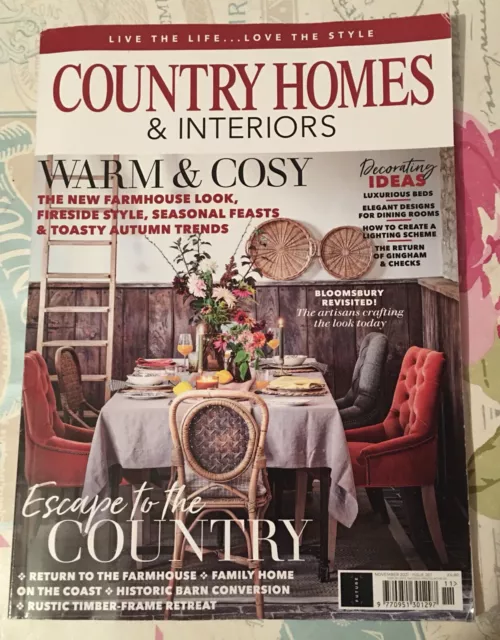 Fantastic Country Homes & Interiors Magazine Issue 267 November 2021 RRP £4.80