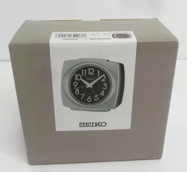 Seiko Alarm Clock Qhk002Sl   (G124691-6E (N) By-111)