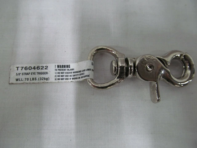 Campbell T7604622 5/8" Strap Eye Trigger Swivel Round Snap