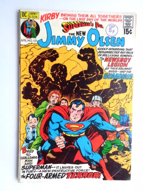 Superman's Pal ,The New  Jimmy Olsen  # 137 Apr.  1971 .Jack Kirby .