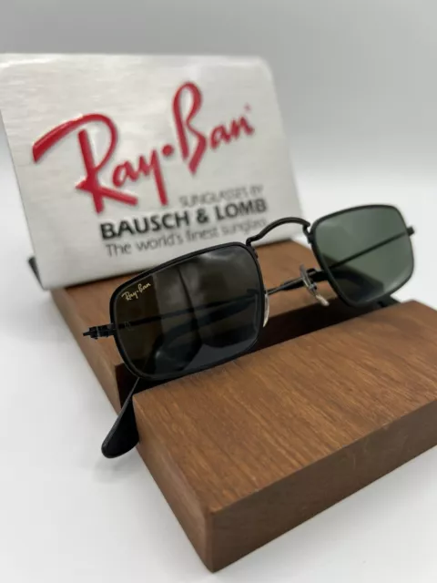 Vintage Ray Ban BL Classic Collection IV 45mm G15 Black Sunglasses NEW