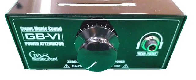 CREWS MANIAC SOUND GB‐VI Tube Amp Power Attenuator — Japón Usado