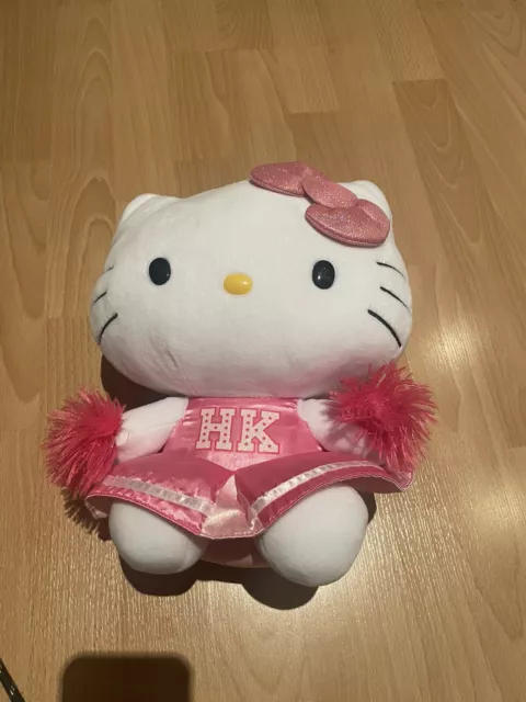 Sanrio Hello Kitty Rosa Kleid Cheerleader Stofftier Kuscheltier 30cm