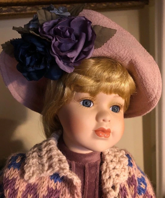 Porcelain Doll - "Yesterday's Child" Limited Edition #5937, 16" - 1998 with Tag