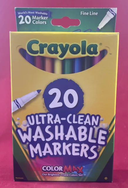 Crayola Ultra-Clean Color Max Broad Line Washable Markers