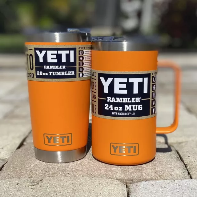 YETI King Crab Orange KCO🦀 20oz Tumbler Cup Limited Edition Color
