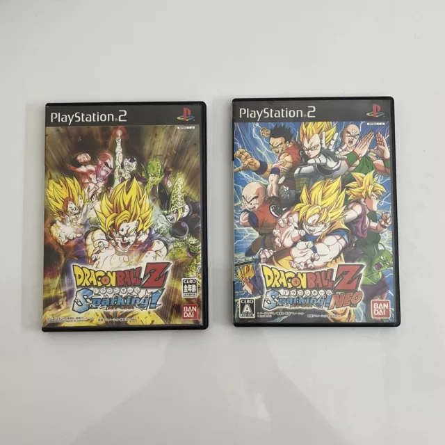 PS2 Dragon Ball Z 2 & 3 Budokai Tenkaichi Video Game set of 4 Japanese ver.  USED