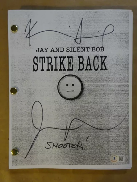 Signed Kevin Smith & Jason Mewes Jay and Silent Bob Strike Back Script BAS COA