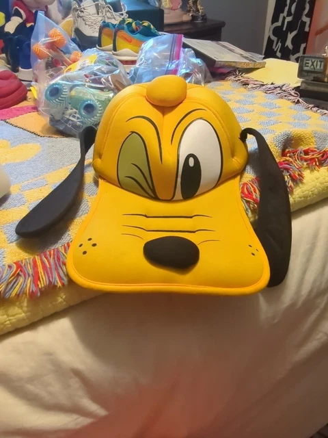 Disney Parks Pluto and Donald duck Adult Hats. Set of 2