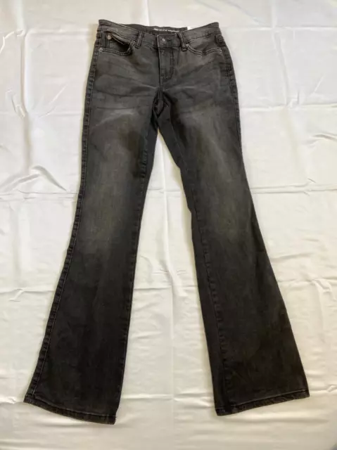 MSRP $70 Inc International Concepts Mid Rise Bootcut Jeans Black Size 0