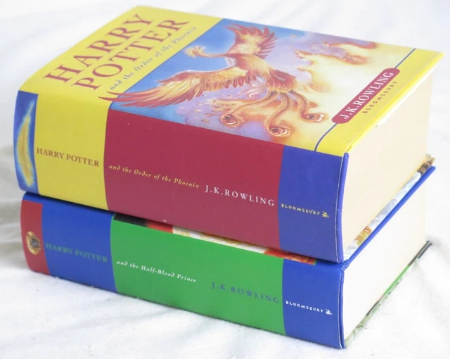 HARRY POTTER FIRST Edition Order of the Phoenix Half Blood Prince Pg 99