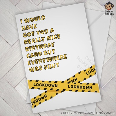 Drole De Carte D Anniversaire Blague Corona Humour Isoles Verrouillage Quarantaine Virale Banniere Eur 3 94 Picclick Fr