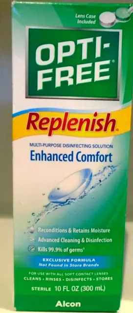 Opti-Free Replenish Multi purpose disinfecting Solution 10oz