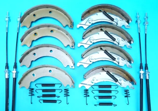 200x50 Trailer Brake Shoes & Cables Kit for Knott HB505 Horsebox IFOR WILLIAMS