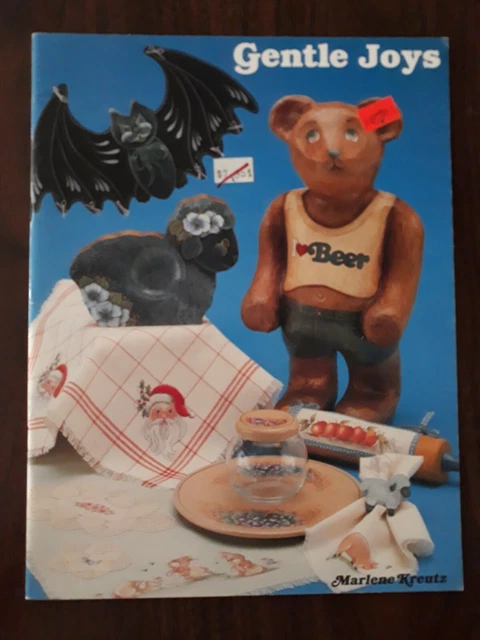 Libro de artesanía "Gentle Joys" pintura libro de instrucciones decoración del hogar, vacaciones (#A5)