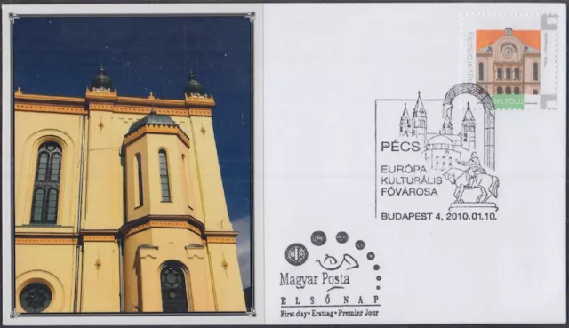 HUNGARY SC # 4145f.7 FDC PECS SYNAGOGUE