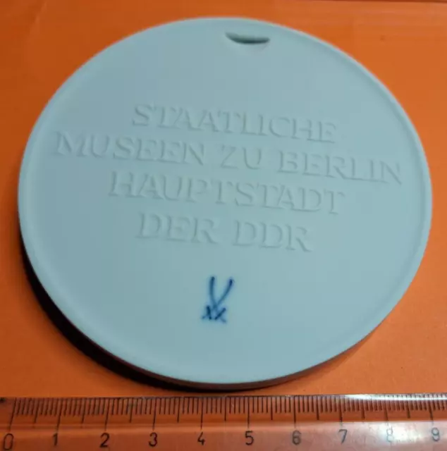 Medaille Meissen  Staatliche Museen zu Berlin Hauptstadt der DDR und J.W.von Goe