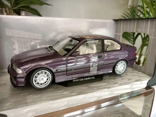 Miniature 1/18 Solido BMW M3 E36 Daytona Violet (Technoviolet) S1803905