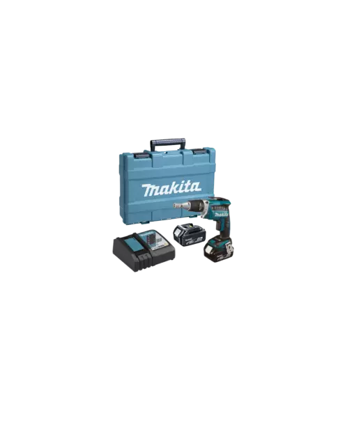 Atornillador para Pladur Makita 18V 2 baterías 4.0Ah y maletín DFS452RME